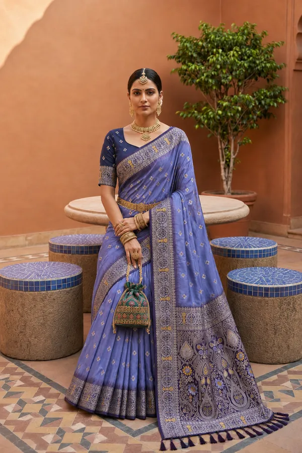 Lavender_Designer_Banarasi_Saree_with_Intricate_Traditional_Border