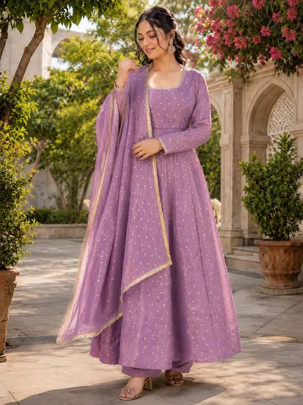 Lavender_Printed_Anarkali_Suit_Set_with_Matching_Dupatta