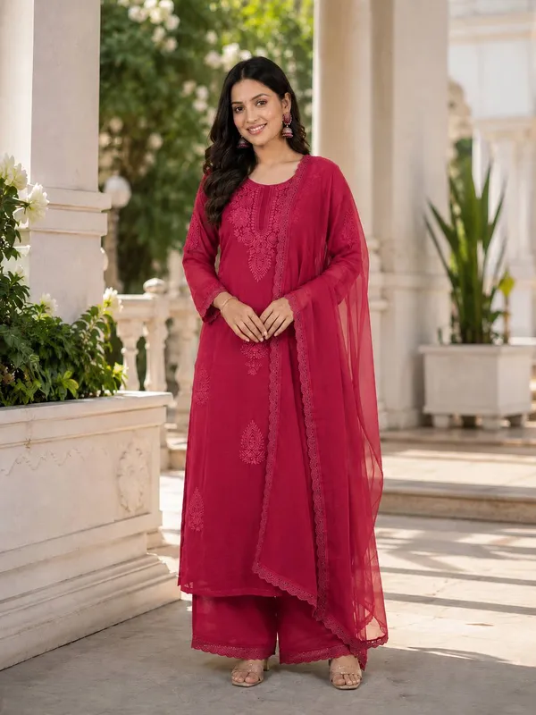 Magenta_Embroidered_Anarkali_Suit_Set_with_Dupatta