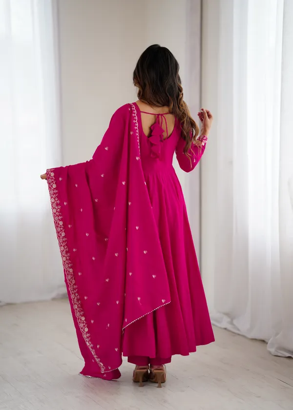 Magenta_Embroidered_Anarkali_Suit_with_Matching_Dupatta