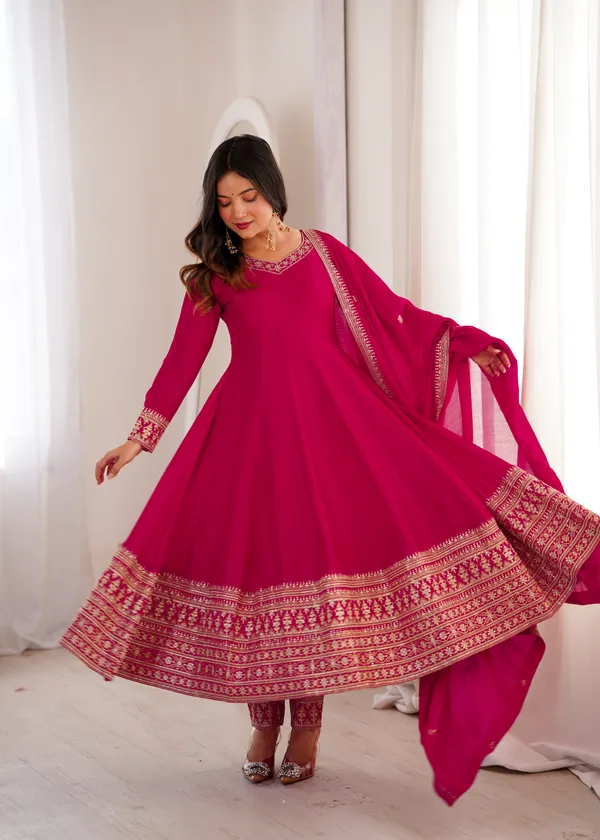 Magenta_Pink_Embroidered_Anarkali_Suit_Set_with_Dupatta