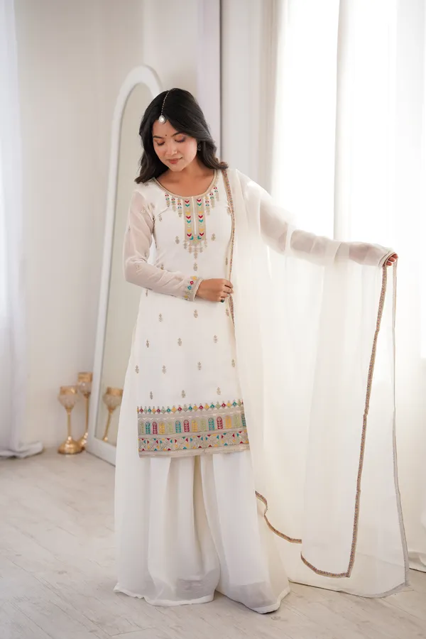 Off_White_Multicolor_Embroidered_Sharara_Set_with_Organza_Dupatta