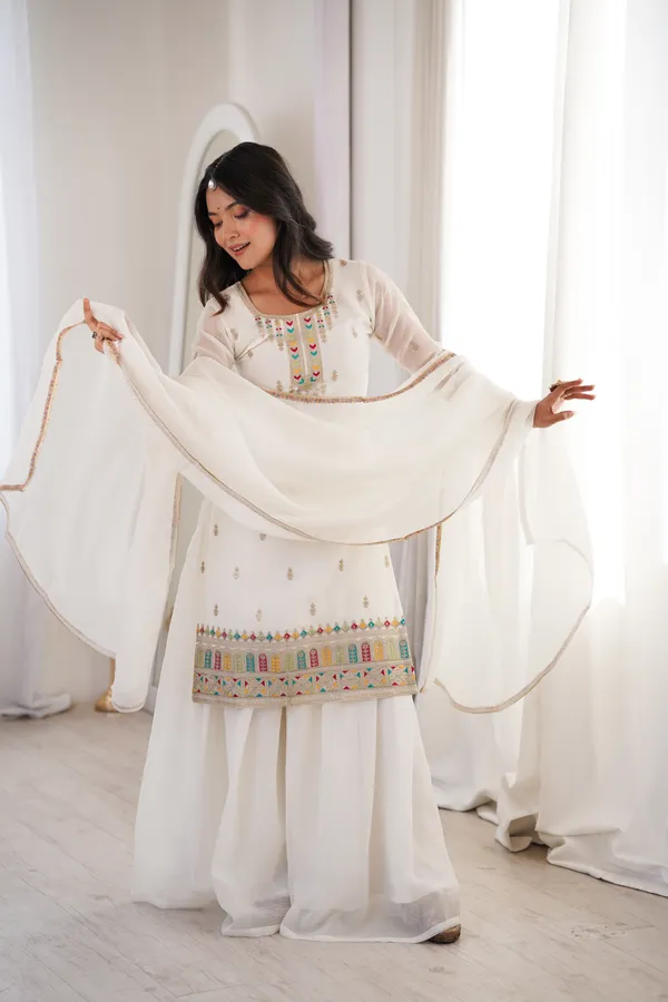 Off_White_Multicolor_Embroidered_Sharara_Set_with_Organza_Dupatta