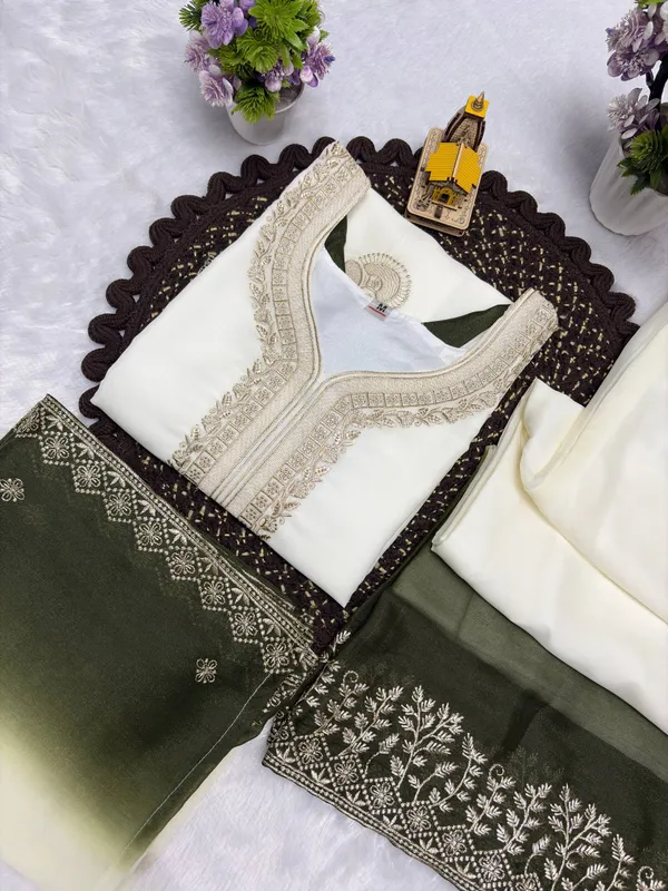 Off-White_and_Mehendi_Dual-Tone_Embroidered_Salwar_Suit_Set