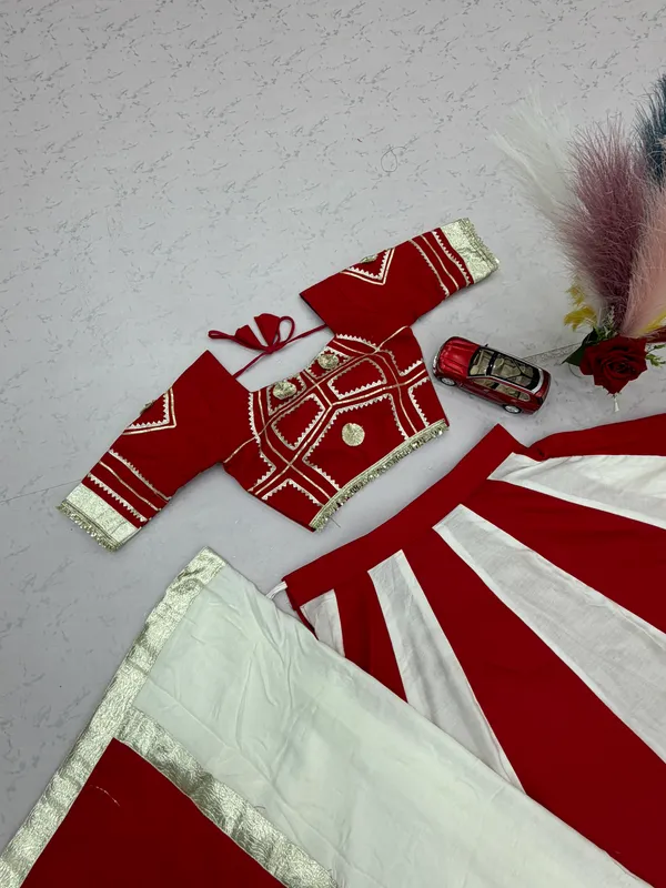 Red_&_White_Embroidered_Designer_Lehenga_Choli_with_Dupatta