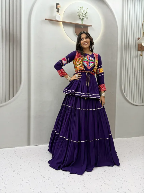 Royal_Blue_Embroidered_Lehenga_Choli_with_Koti