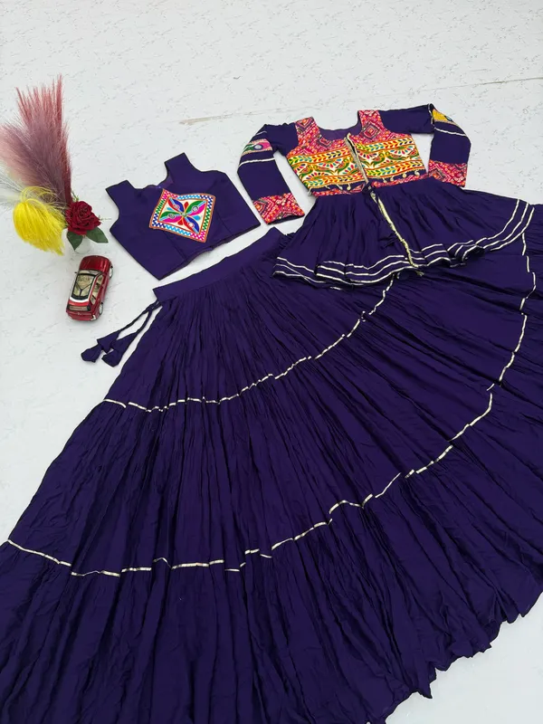 Royal_Blue_Embroidered_Lehenga_Choli_with_Koti