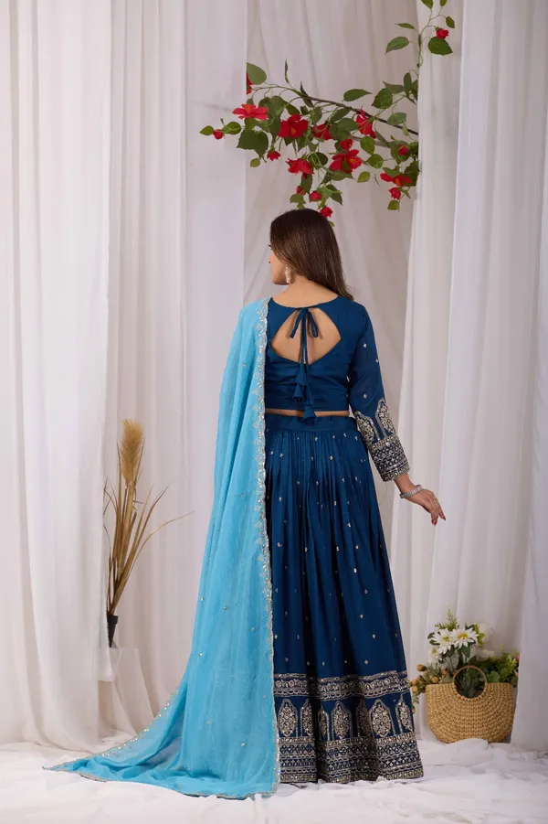 Royal_Blue_&_Sky_Blue_Embroidered_Lehenga_Choli_with_Dupatta