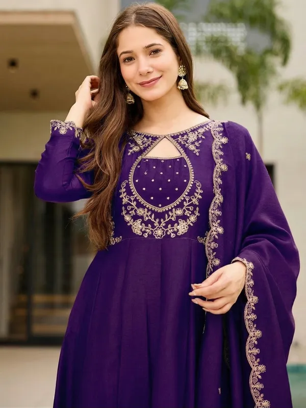 Royal_Purple_Embroidered_Anarkali_Kurta_Set_with_Dupatta