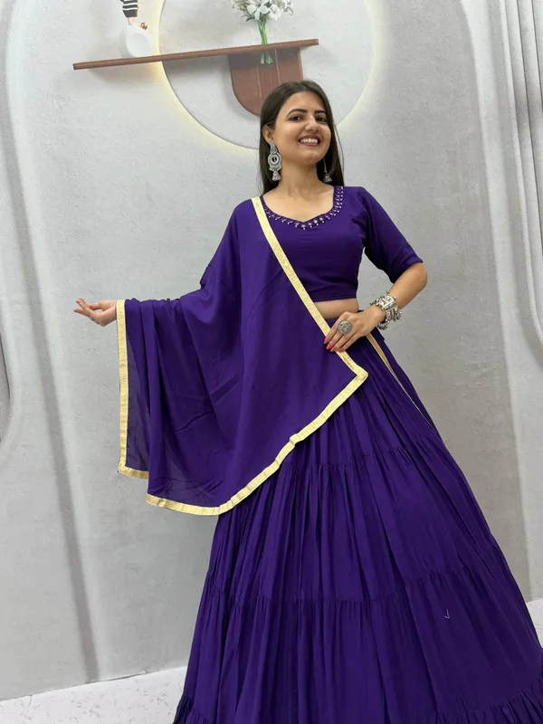 Royal_Purple_Mirror_Work_Choli_with_Pleated_Lehenga_&_Dupatta