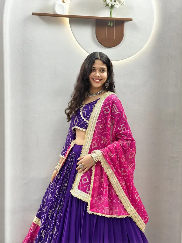 Royal_Purple_&_Fuchsia_Embroidered_Designer_Lehenga_Choli_with_Dupatta