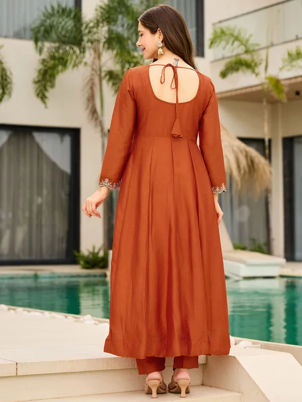 Rust_Orange_Embroidered_Anarkali_Kurta_Set_with_Dupatta