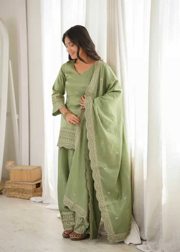 Sage_Green_Embroidered_Silk_Kurta_Set_with_Scalloped_Dupatta