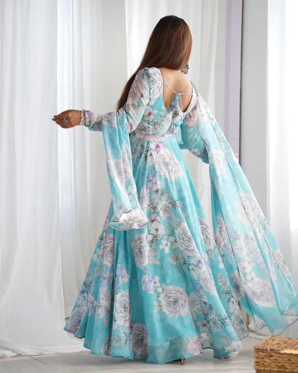 Sky_Blue_Floral_Print_Organza_Anarkali_Gown_with_Matching_Dupatta_Set