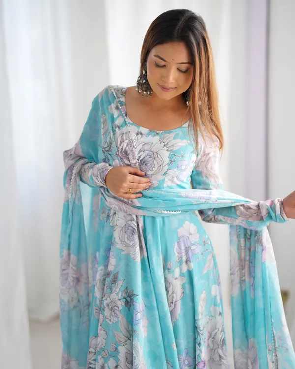 Sky_Blue_Floral_Print_Organza_Anarkali_Gown_with_Matching_Dupatta_Set