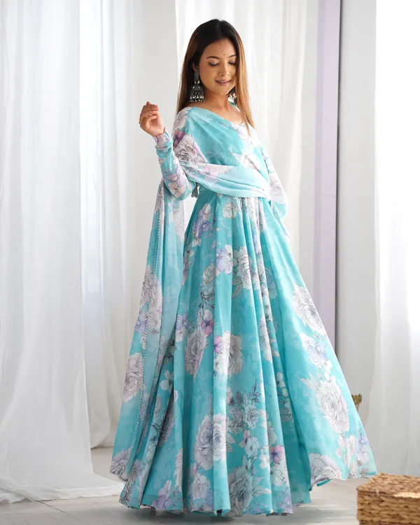 Sky_Blue_Floral_Print_Organza_Anarkali_Gown_with_Matching_Dupatta_Set