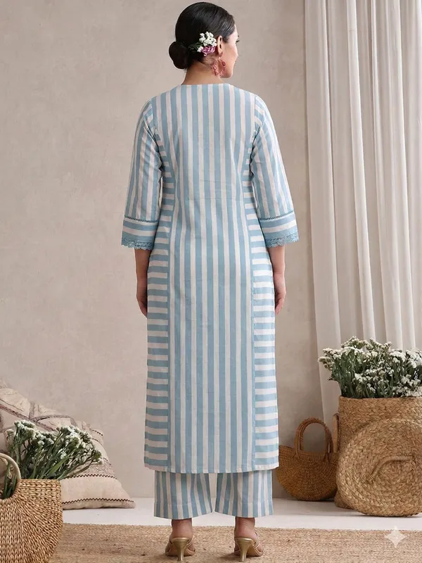 Sky_Blue_Striped_Cotton_Kurta_&_Straight_Pant_Set