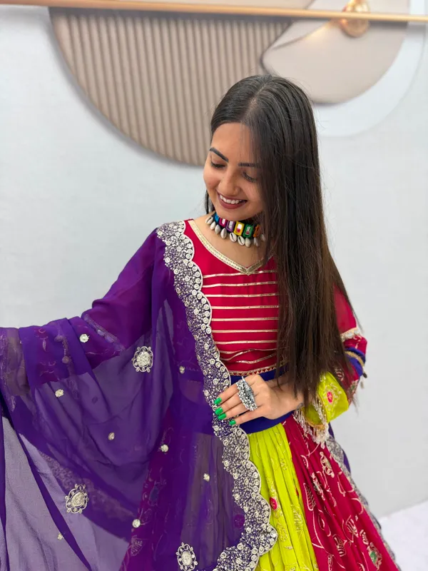 Traditional_Multi-Color_Georgette_Chaniya_Choli_Set_with_Heavy_Embroidered_Elephant_&_Floral_Motif_Borders