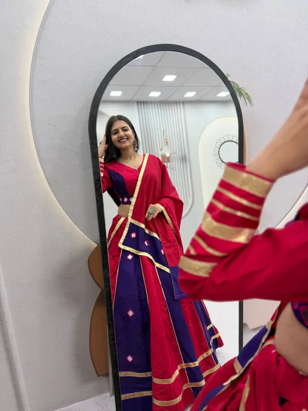 Vibrant_Magenta_&_Purple_Roman_Silk_Lehenga_Choli_with_Mirror_Work_&_Gota_Patti_Details