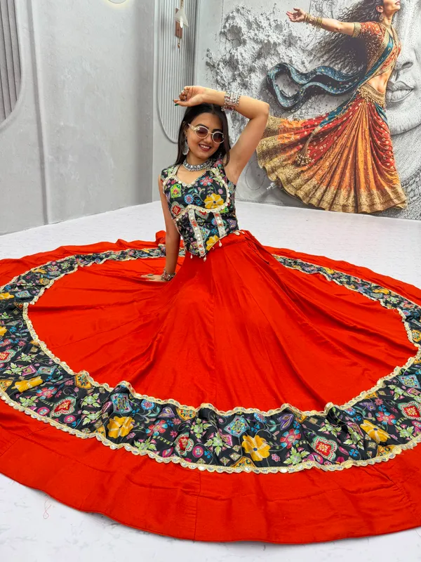 Vibrant_Orange_Navratri_Chaniya_Choli_Set_with_Mirror_Work_Corset_&_Embroidered_Dupatta