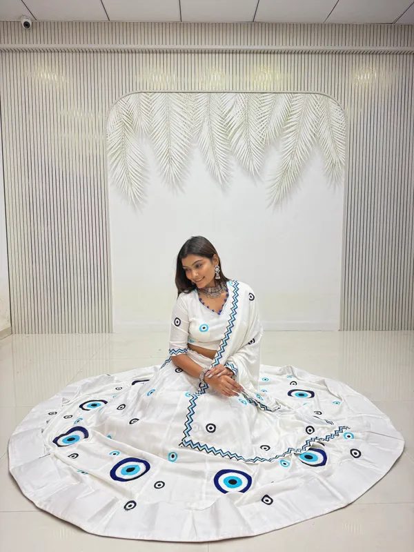 White_Evil_Eye_Printed_Lehenga_Choli_with_Embroidered_Dupatta