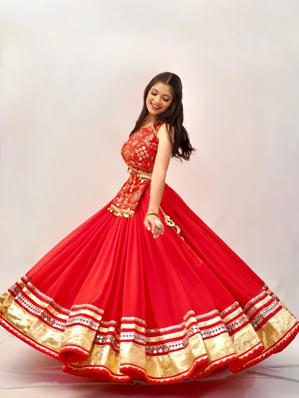 Women's_Red_Embroidered_Festive_Anarkali_Gown_with_Gold_Border_&_Coin_Detailing