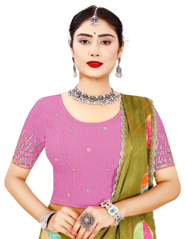 Purple_Crinkle_Sequin_Embroidered_Elbow_Sleeve_Saree_Blouse_For_Women