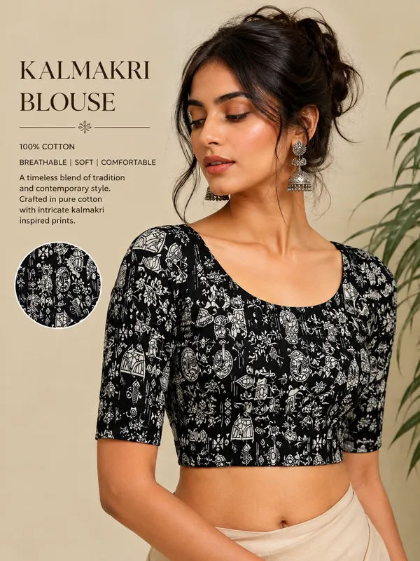 Handcrafted_Kalamkari_Print_Cotton_Blouse