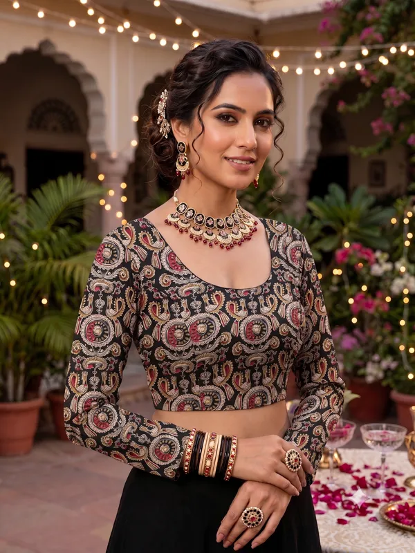 Kalamkari_Printed_Cotton_Blouse_-_Stay_on_Trend_with_100%_Cotton