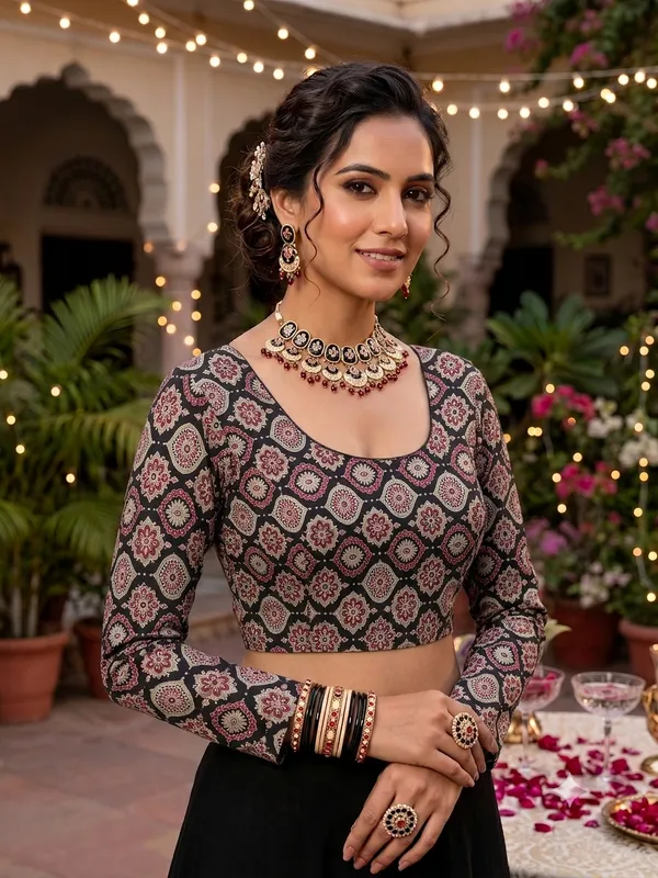 Kalamkari_Printed_Cotton_Blouse_-_Stay_on_Trend_with_100%_Cotton