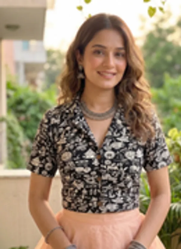 Kalamkari_Printed_Cotton_Blouse_-_Stay_on_Trend_with_100%_Cotton