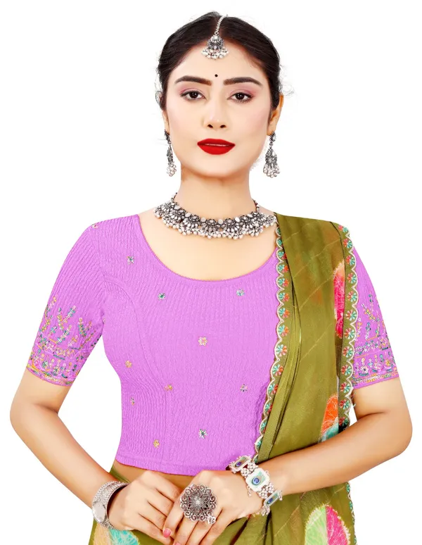 Purple_Crinkle_Sequin_Embroidered_Elbow_Sleeve_Saree_Blouse_For_Women