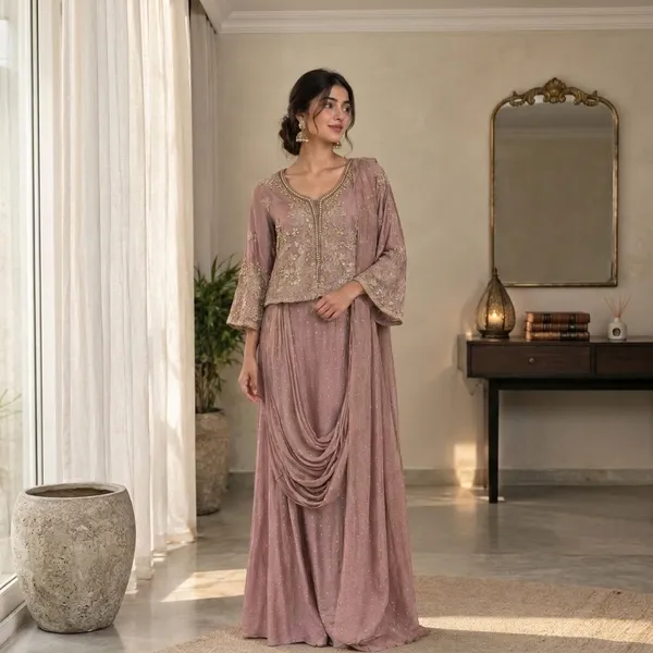 Long,_relaxed-fit_kurta_with_a_rounded/split_neckline