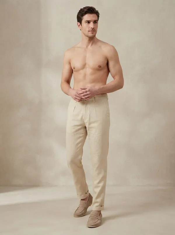 Warne_Straight_Fit_Linen_Trouser