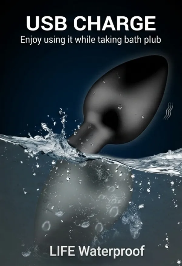 Pleasurehubs_Black_Silicone_Usb_Rechargeable_Waterproof_Adult_Sex_Toys