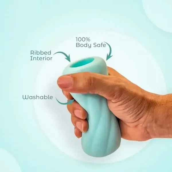 Pleasurehubs_Turquoise_Silicone_Ergonomic_Personal_Massager