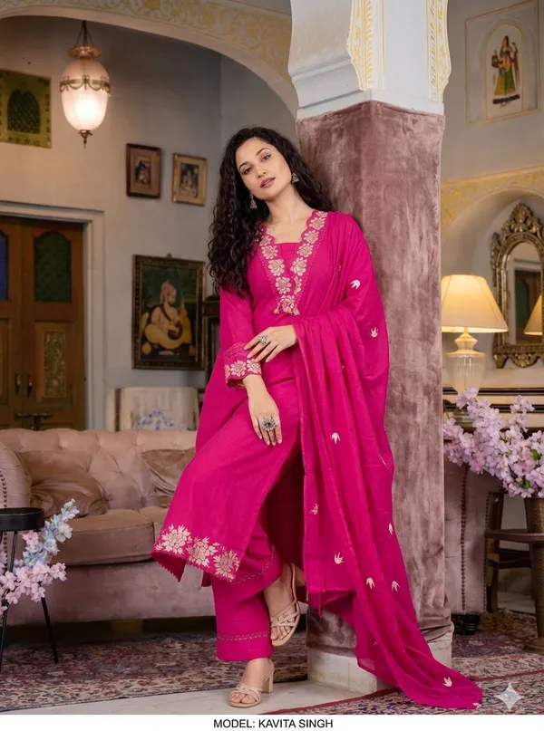 Pink_Cotton_Rayon_Straight_Kurta_Set_With_Dupatta_For_Women