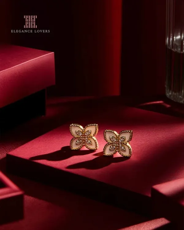 Gold_Stainless_Steel_Crystal_Floral_Stud_Earrings_For_Women
