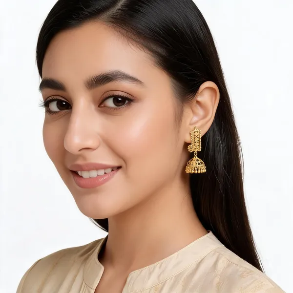Gold_Stainless_Steel_Traditional_Rectangular_Stud_Jhumka_Earrings_For_Women