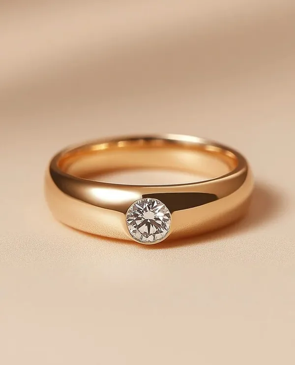 Gold_Stainless_Steel_Anti_Tarnish_Solitaire_Diamond_Ring_For_Women