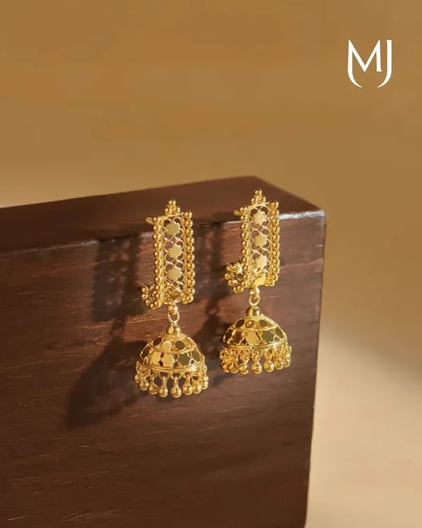 Gold_Stainless_Steel_Traditional_Rectangular_Stud_Jhumka_Earrings_For_Women