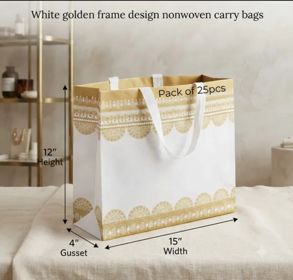 15"x12"x4"_Non-Woven_Laminated_Designer_Carry_Bags(25pcs)