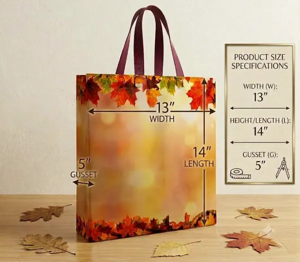13"x14"x5"_Non-Woven_Laminated_Designer_Carry_Bags(50pcs)