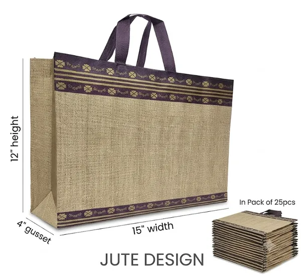 15"x12"x4"_Non-Woven_Laminated_Designer_Carry_Bags(25pcs)