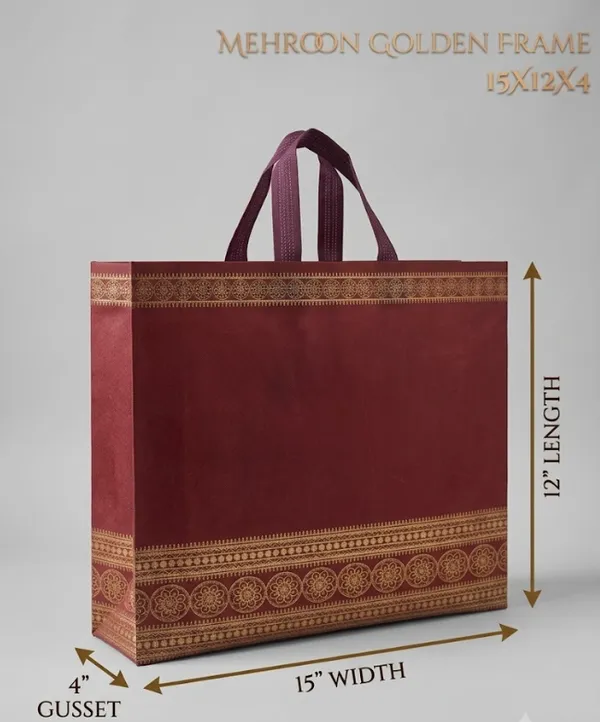 15"x12"x4"_Non-Woven_Laminated_Designer_Carry_Bags(50pcs)