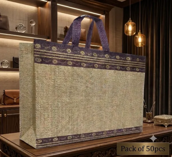 17"x12"x4"_Non-Woven_Laminated_Designer_Carry_Bags(50pcs)