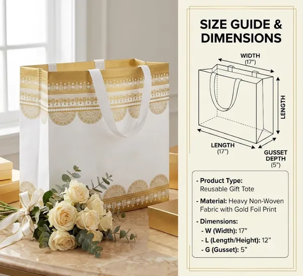 17"x12"x5"_Non-Woven_Laminated_Designer_Carry_Bags(25pcs)