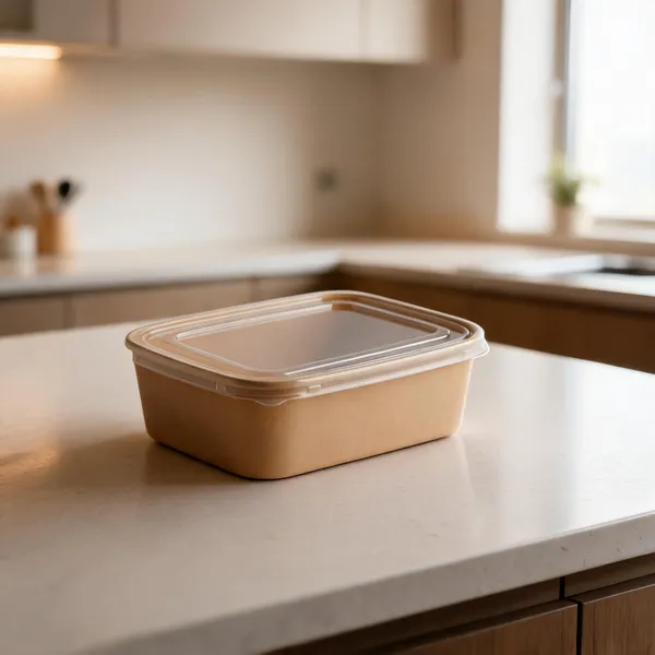 500ml_rectangle_kraft_container_with_transparent_lids