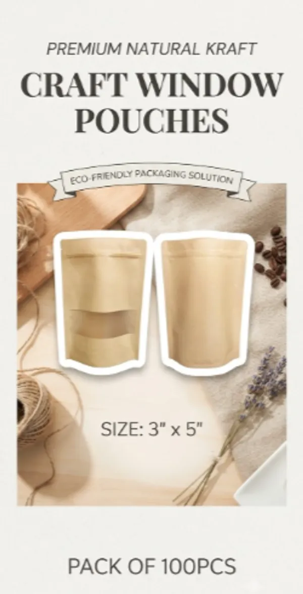 3"x5"_Kraft_Standup_Window_Pouches_(100pcs)