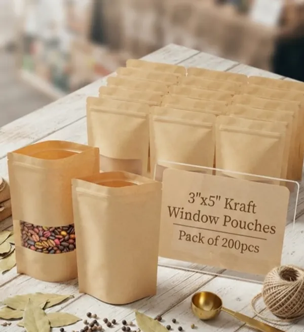 3"x5"_Kraft_Standup_Window_Pouches_(200pcs)